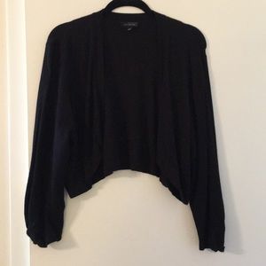 The Limited Black Cropped Bolero Cardigan